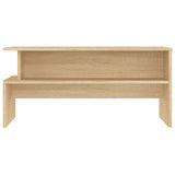 Wooden Coffee Table 90cm Wide With Shelf - Vantage Home