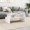 Wooden Coffee Table 90cm Wide With Shelf - Vantage Home