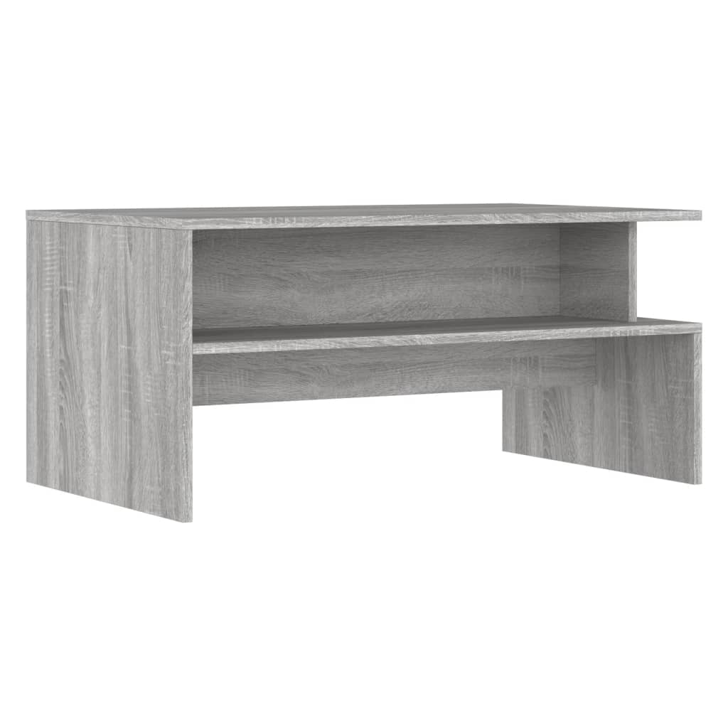 Wooden Coffee Table 90cm Wide With Shelf - Vantage Home