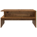 Wooden Coffee Table 90cm Wide With Shelf - Vantage Home