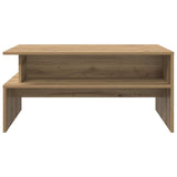 Wooden Coffee Table 90cm Wide With Shelf - Vantage Home