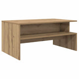 Wooden Coffee Table 90cm Wide With Shelf - Vantage Home