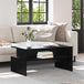 Wooden Coffee Table 90cm Wide With Shelf - Vantage Home