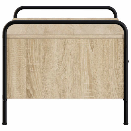 Wooden Coffee Table 99.5cm Wide With 2 Drawers And Steel Frame - Vantage Home