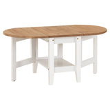Wooden Coffee Table Drop Leaf - Santos