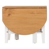 Wooden Coffee Table Drop Leaf - Santos