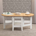 Wooden Coffee Table Drop Leaf - Santos