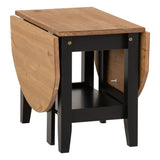 Wooden Coffee Table Drop Leaf - Santos