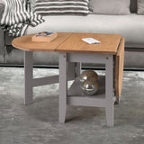 Wooden Coffee Table Drop Leaf - Santos