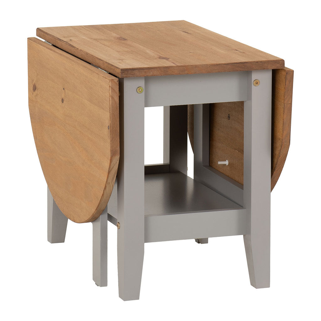 Wooden Coffee Table Drop Leaf - Santos