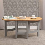 Wooden Coffee Table Drop Leaf - Santos