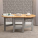 Wooden Coffee Table Drop Leaf - Santos