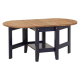 Wooden Coffee Table Drop Leaf - Santos