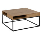 Wooden Coffee Table With Open Storage - Willford