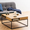 Wooden Coffee Table With Open Storage - Willford