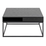 Wooden Coffee Table With Open Storage - Willford