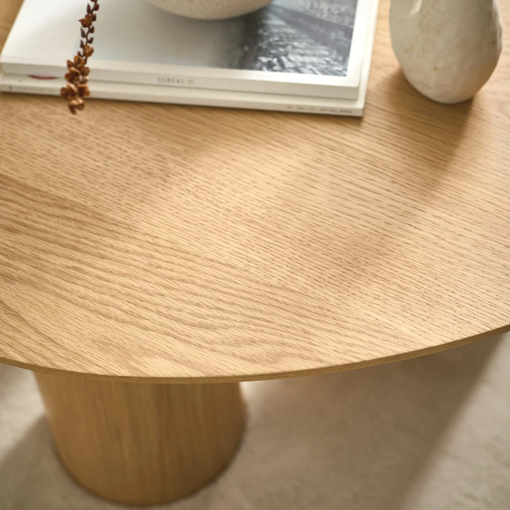Wooden Coffee Table Oval - Anya