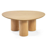 Wooden Coffee Table Oval - Anya