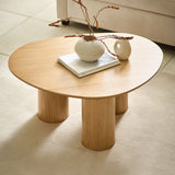 Wooden Coffee Table Oval - Anya