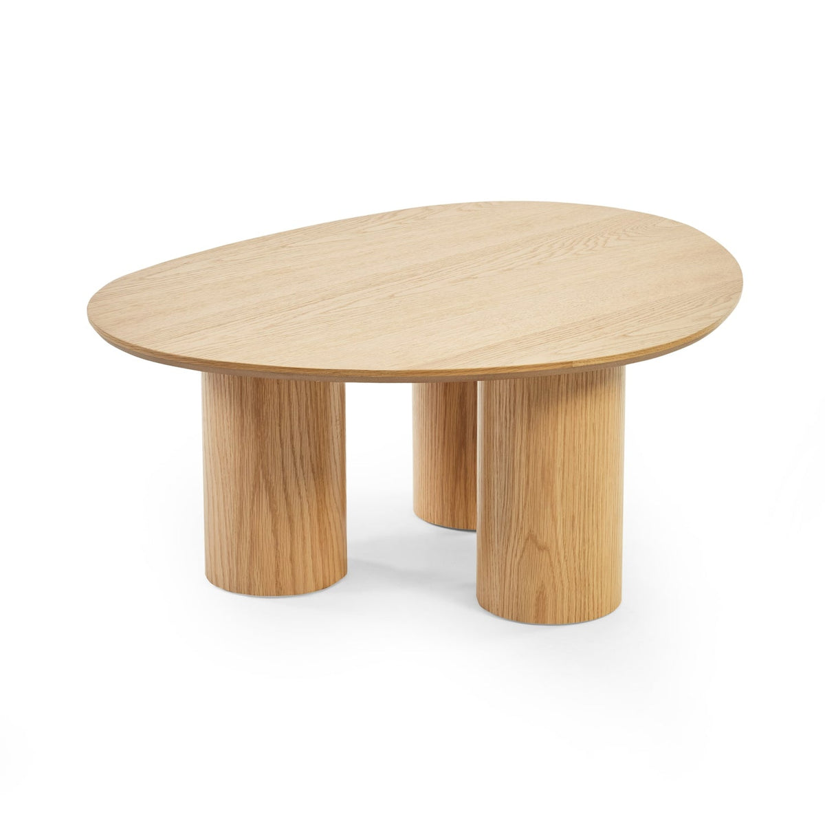 Wooden Coffee Table Oval - Anya