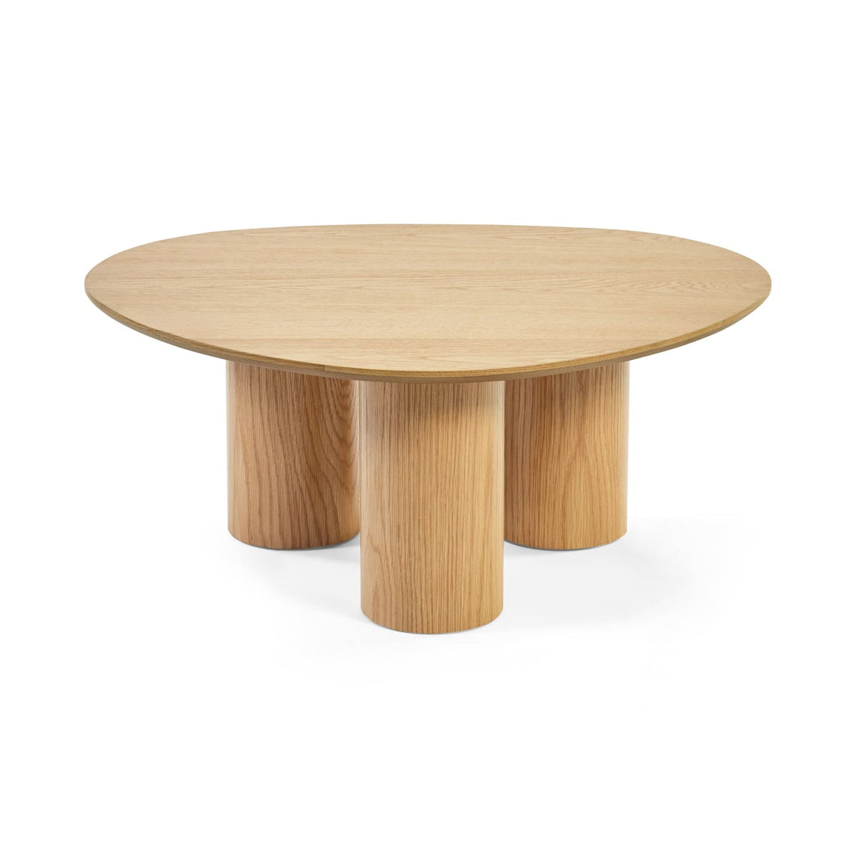 Wooden Coffee Table Oval - Anya