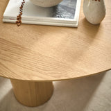 Wooden Coffee Table Oval - Anya