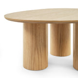 Wooden Coffee Table Oval - Anya
