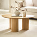Wooden Coffee Table Oval - Anya