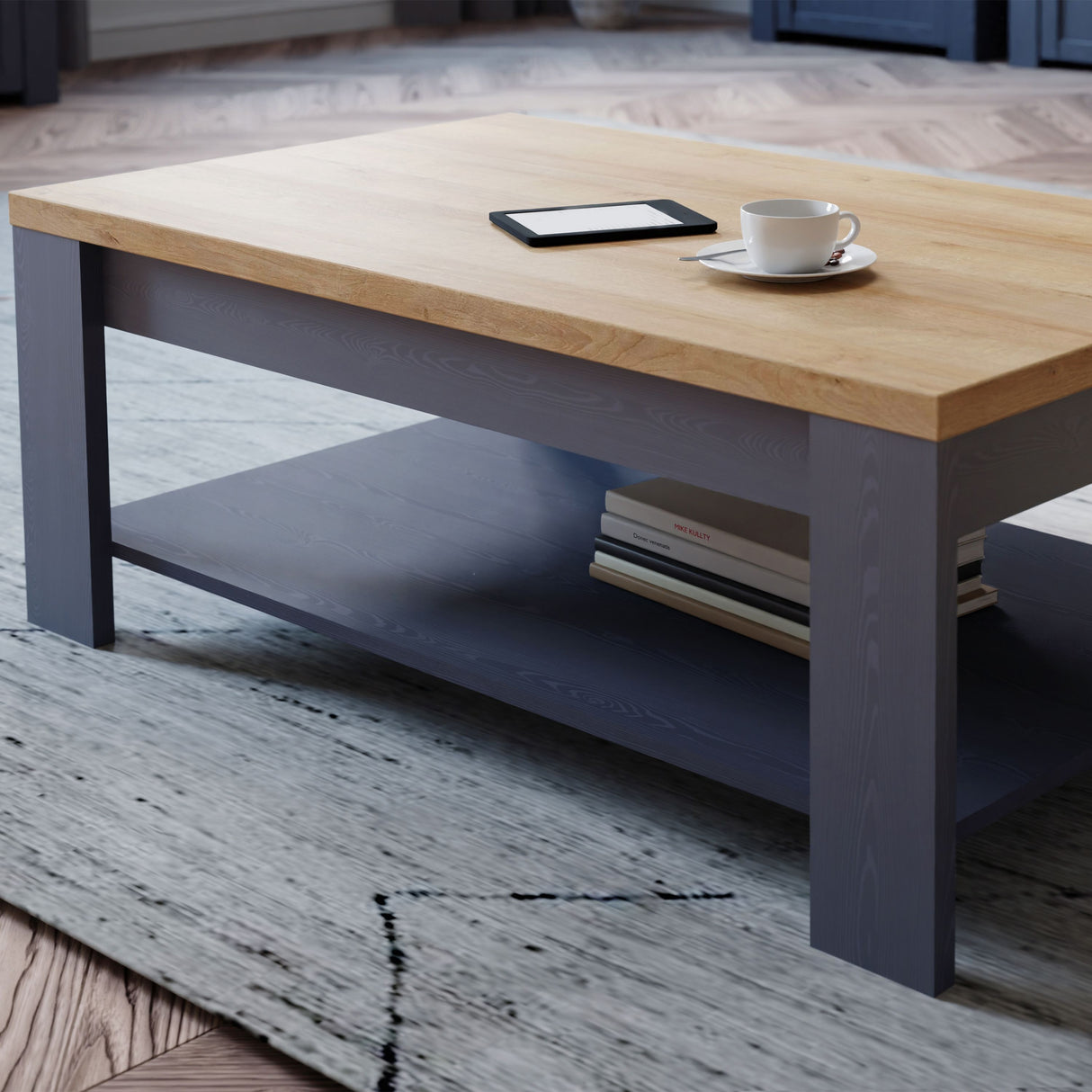 Wooden Coffee Table Rectangular - Bohol