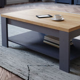 Wooden Coffee Table Rectangular - Bohol