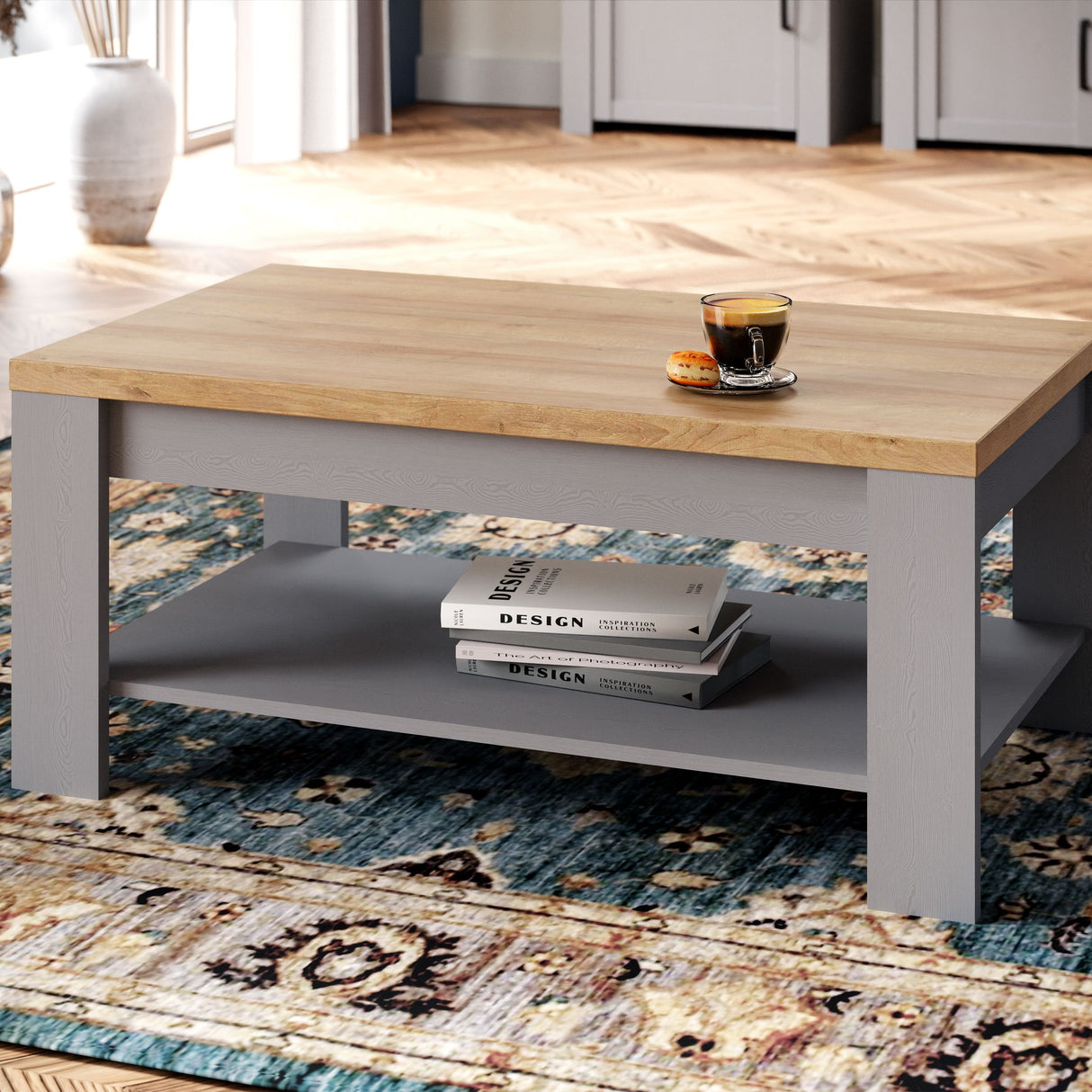 Wooden Coffee Table Rectangular - Bohol