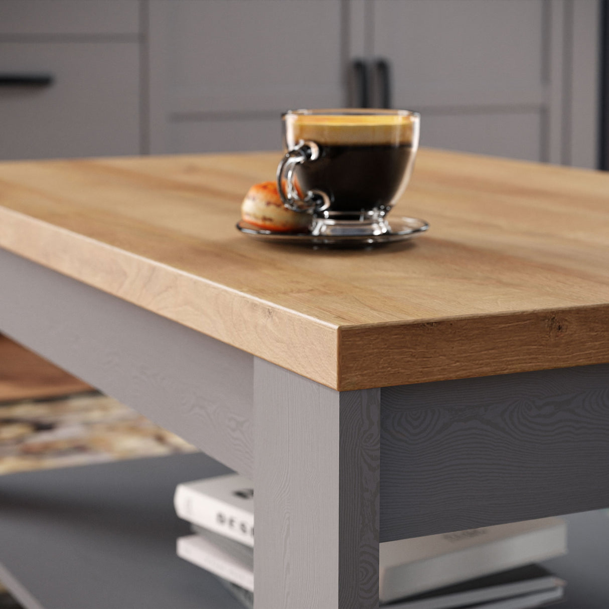 Wooden Coffee Table Rectangular - Bohol