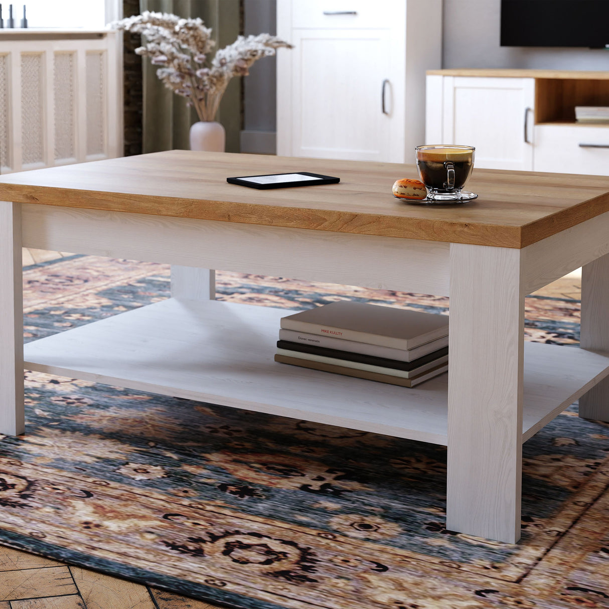Wooden Coffee Table Rectangular - Bohol