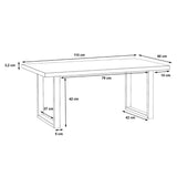 Wooden Coffee Table Rectangular - Atlantic