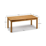 Wooden Coffee Table Rectangular - Coxmoor