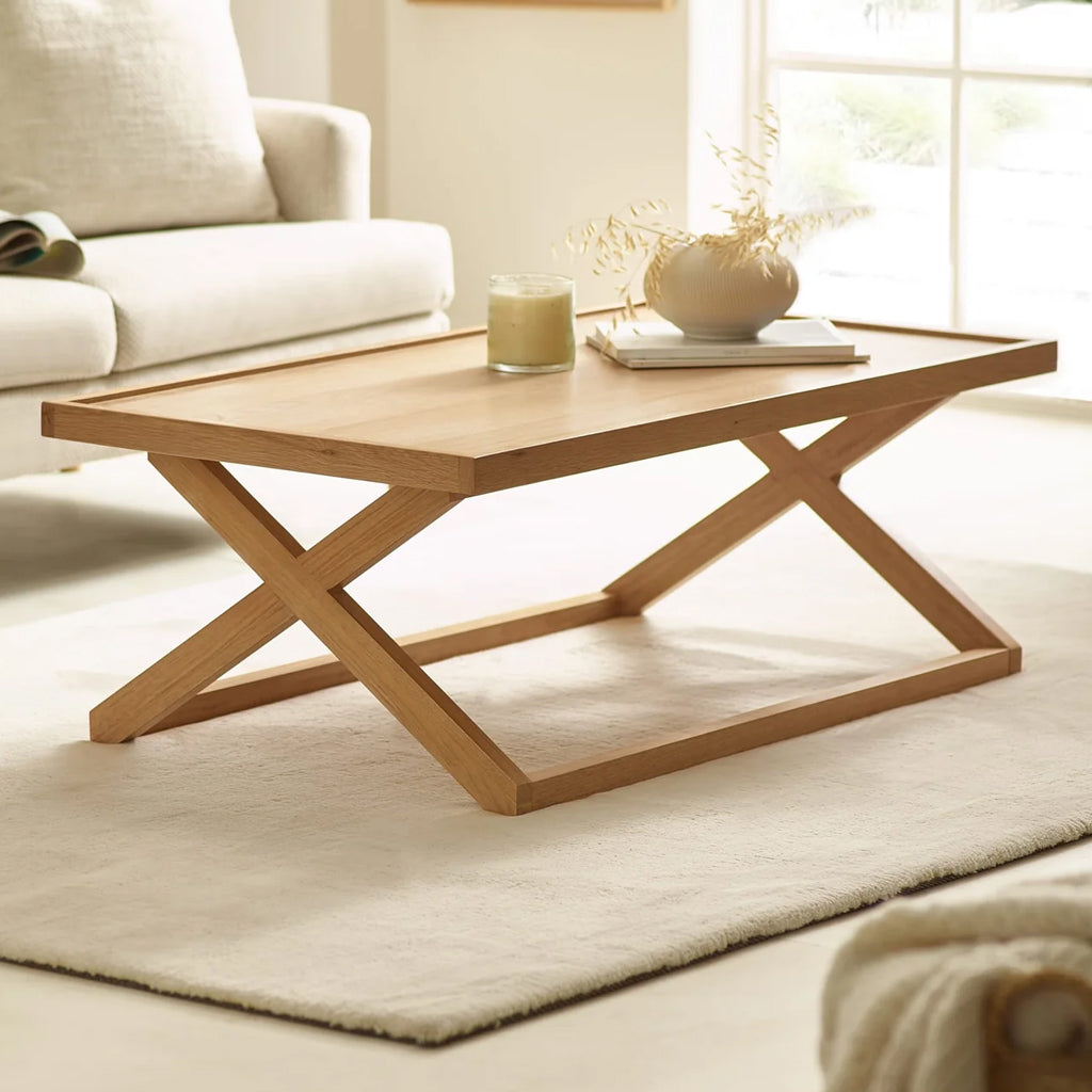 Wooden Coffee Table Rectangular - Haddon