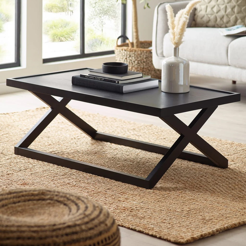 Wooden Coffee Table Rectangular - Haddon