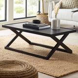 Wooden Coffee Table Rectangular - Haddon