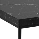 Wooden Coffee Table Rectangular in Marble Effect - Barossa