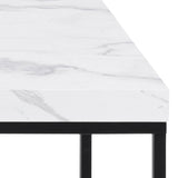 Wooden Coffee Table Rectangular in Marble Effect - Barossa