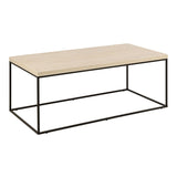 Wooden Coffee Table Rectangular in Marble Effect - Barossa