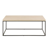 Wooden Coffee Table Rectangular in Marble Effect - Barossa