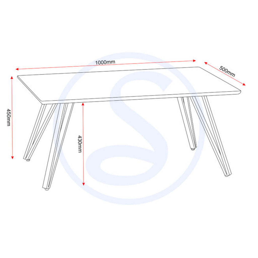 Wooden Coffee Table Rectangular - Marlow