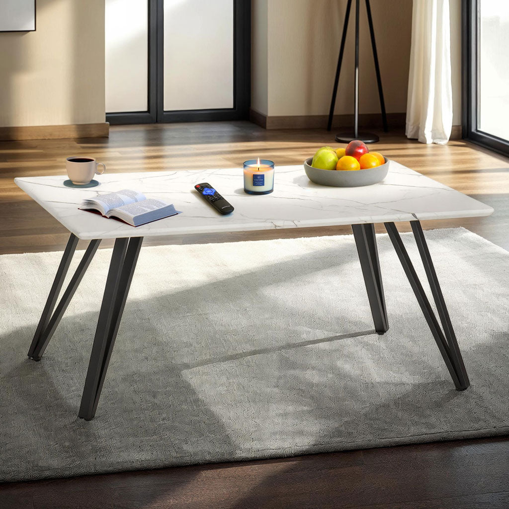 Wooden Coffee Table Rectangular - Marlow