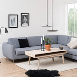 Wooden Coffee Table Rectangular With Open Shelf - Marte