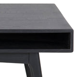 Wooden Coffee Table Rectangular With Open Shelf - Marte