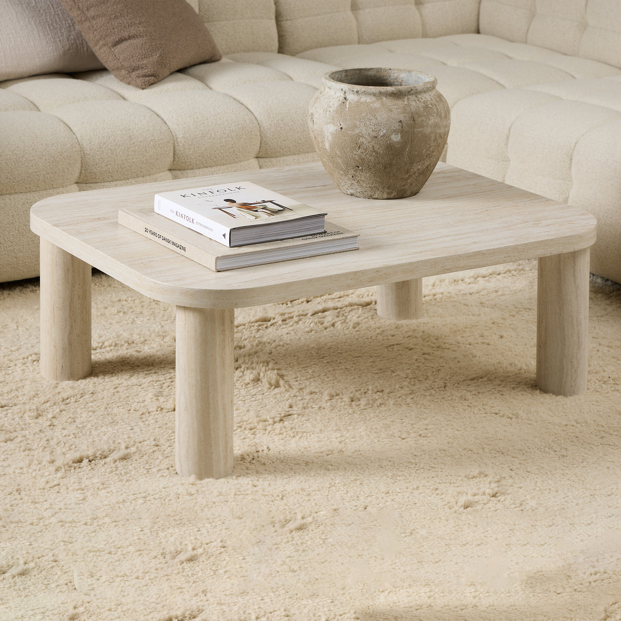 Wooden Coffee Table Rectangular - Solano