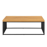 Wooden Coffee Table Rectangular - Strington