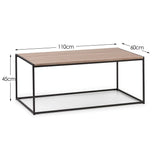 Wooden Coffee Table Rectangular - Tribeca