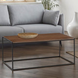 Wooden Coffee Table Rectangular - Tribeca